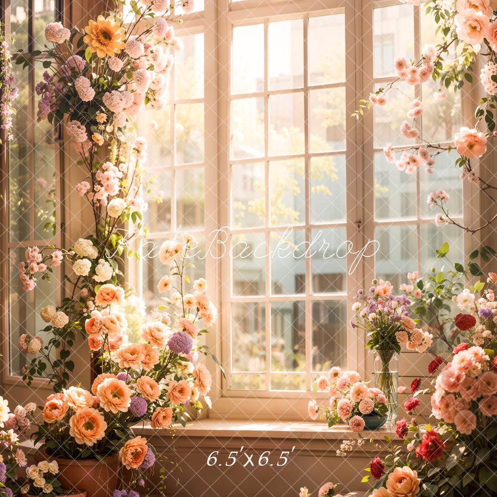 Kate Spring Sunshine Window Backdrop Designed by Emetselch - Kate Backdrop AU