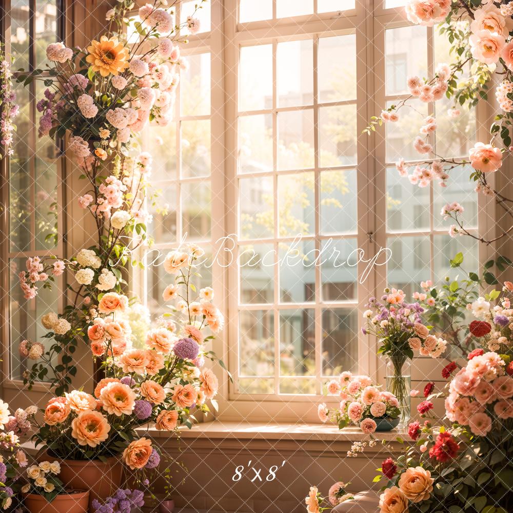 Kate Spring Sunshine Window Backdrop Designed by Emetselch - Kate Backdrop AU