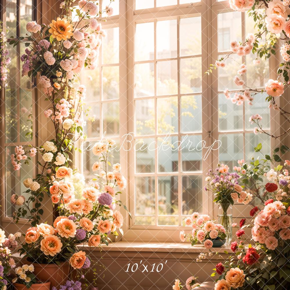 Kate Spring Sunshine Window Backdrop Designed by Emetselch - Kate Backdrop AU