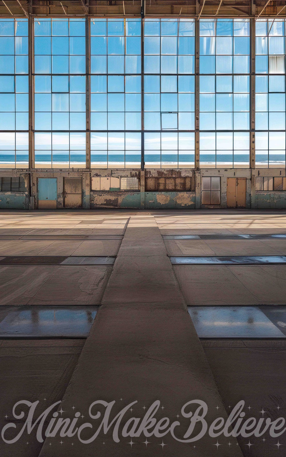 Kate Sweep Warehouse Beach Backdrop for Photography Designed by Mini Makebelieve - Kate Backdrop AU