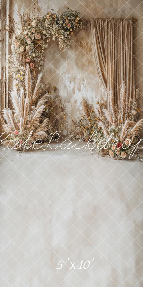 Kate Sweep Floral Boho Backdrop Designed by Chain Photographer - Kate Backdrop AU
