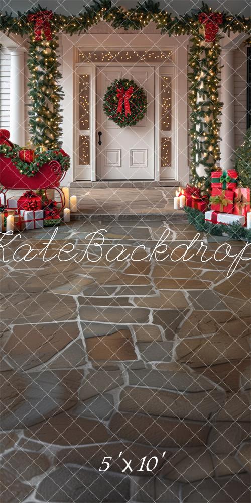 Kate Sweep Classic Exterior Cobble Stone Backdrop Designed by Mini MakeBelieve - Kate Backdrop AU