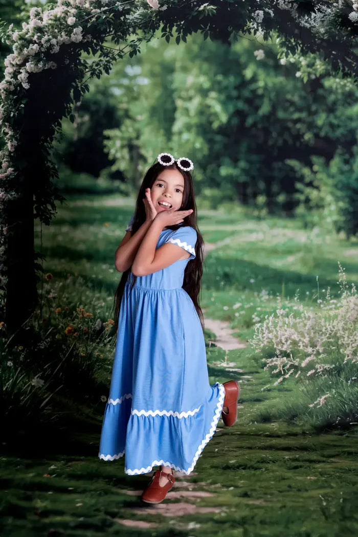 Kate Sweep Green Forest Path Backdrop for Photography - Kate Backdrop AU