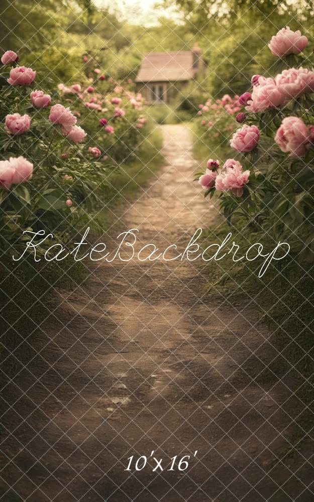 Kate Sweep Spring Countryside Pathway Backdrop Designed by Lidia Redekopp