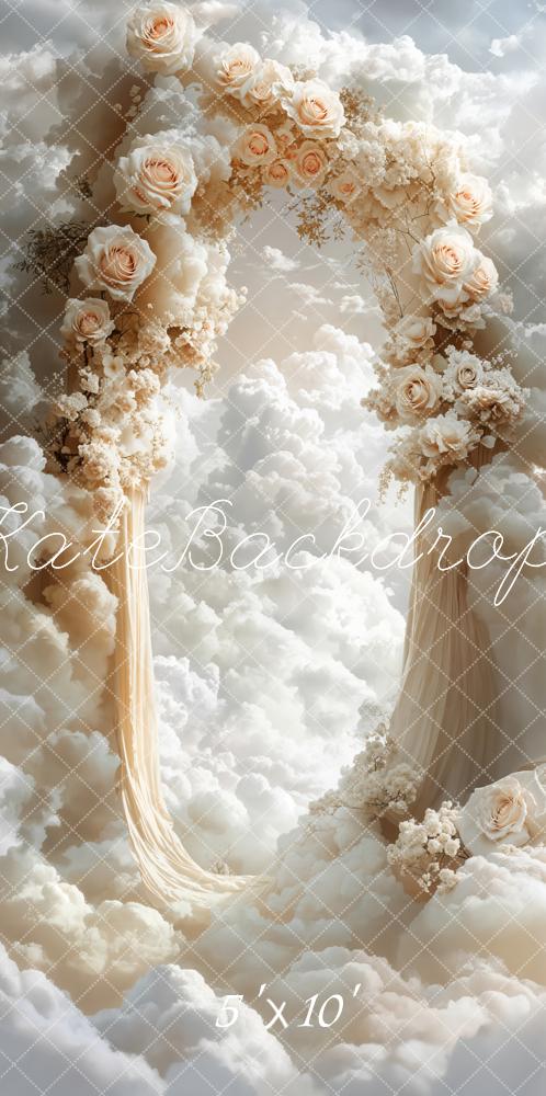 Kate Sweep Dreamy Flower Cloud Backdrop Designed by Chain Photographer - Kate Backdrop AU