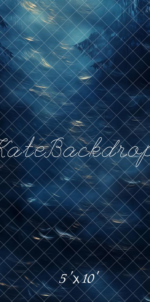 Kate Sweep Abstract Blue Forest Backdrop Designed by Emetselch - Kate Backdrop AU