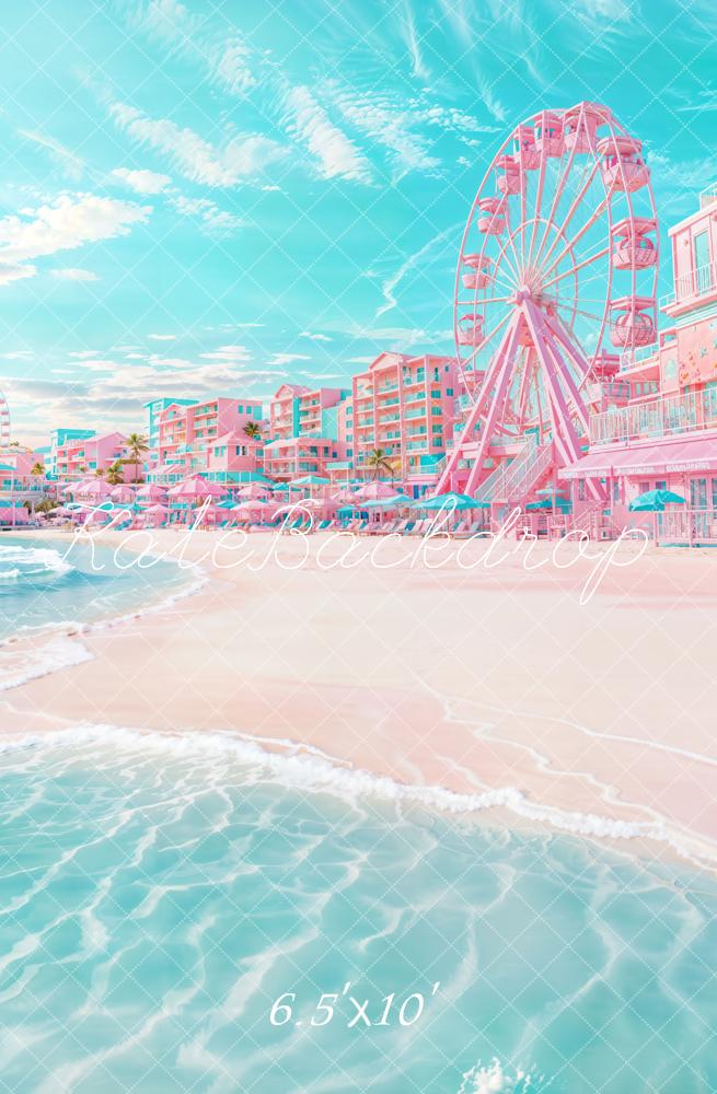 Kate Seaside Happy Town Backdrop Designed by Emetselch - Kate Backdrop AU