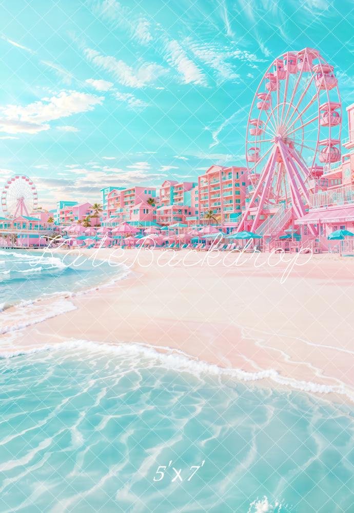 Kate Seaside Happy Town Backdrop Designed by Emetselch