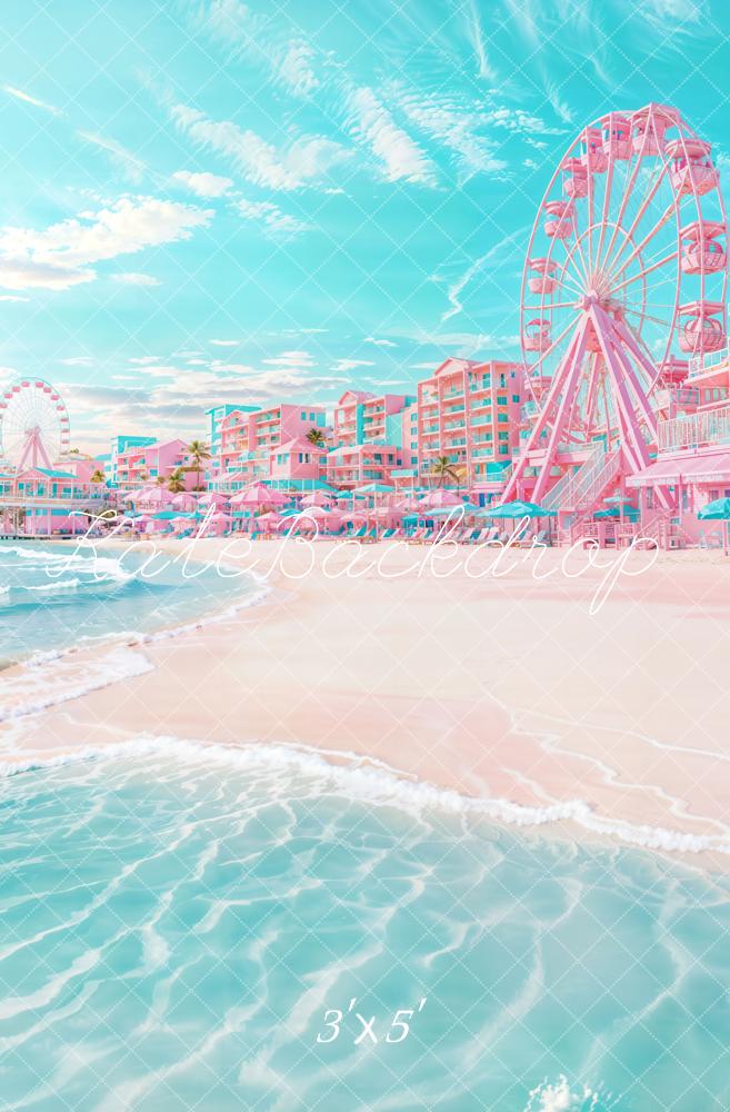 Kate Seaside Happy Town Backdrop Designed by Emetselch