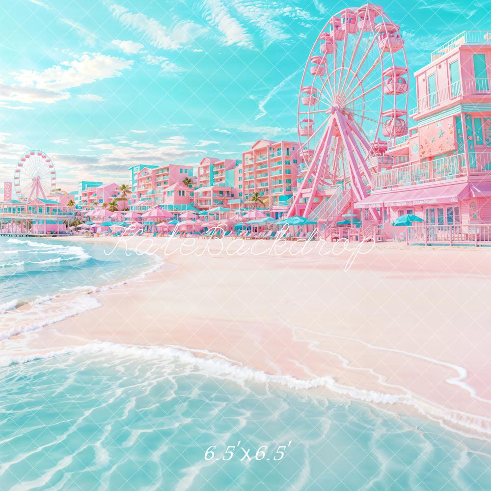 Kate Seaside Happy Town Backdrop Designed by Emetselch
