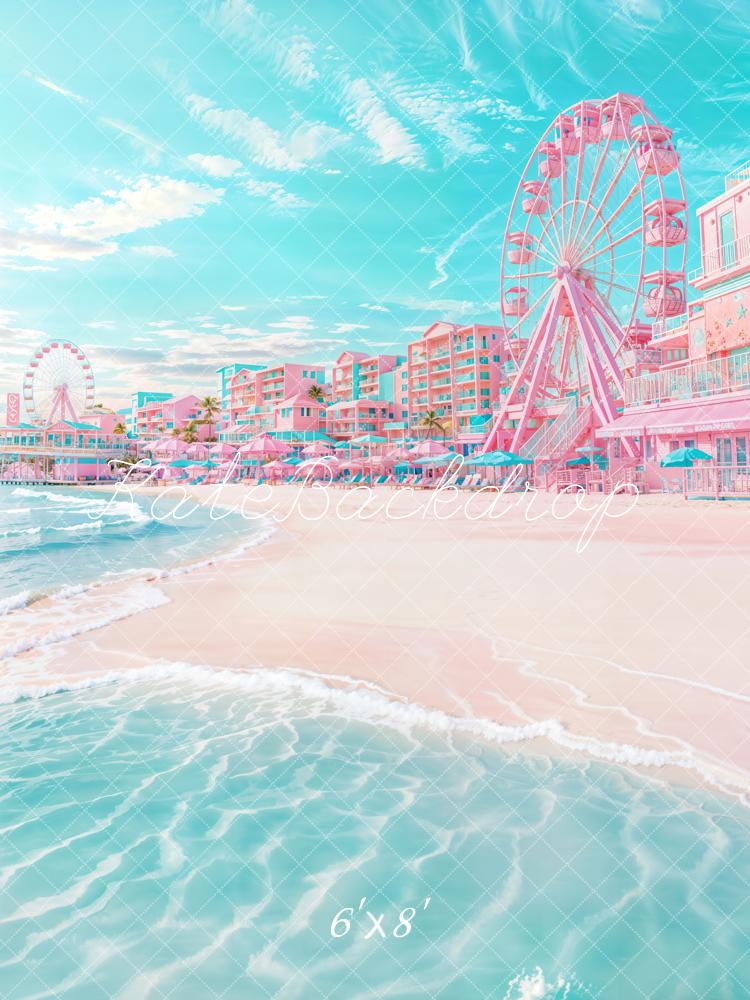 Kate Seaside Happy Town Backdrop Designed by Emetselch