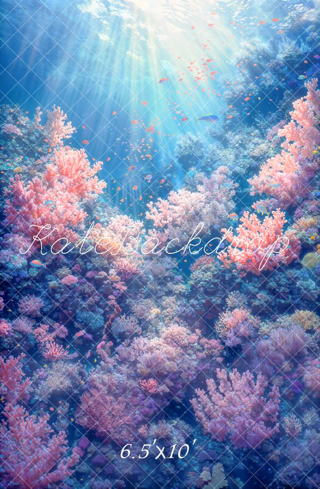 Kate Underwater World Coral Backdrop Designed by Emetselch