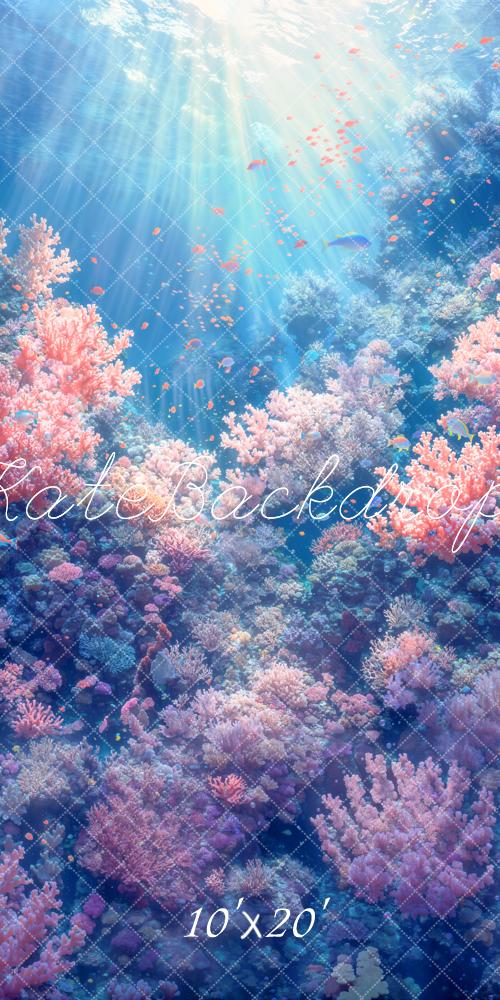 Kate Underwater World Coral Backdrop Designed by Emetselch