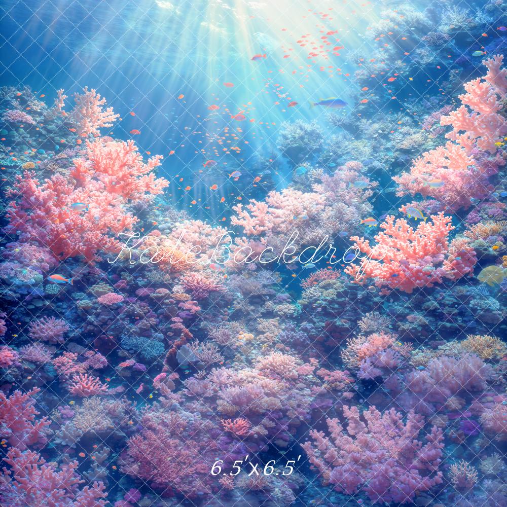 Kate Underwater World Coral Backdrop Designed by Emetselch