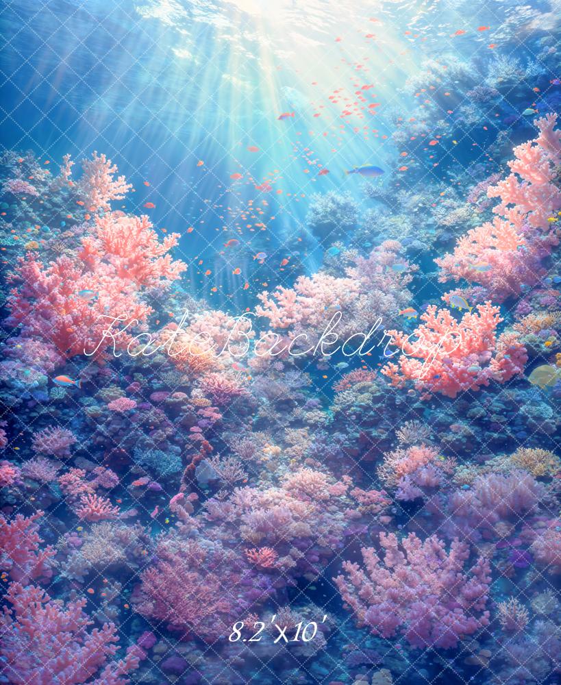 Kate Underwater World Coral Backdrop Designed by Emetselch