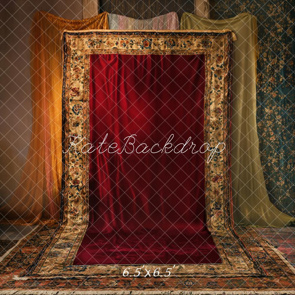 Kate Red Tapestry Style Backdrop Designed by Emetselch - Kate Backdrop AU