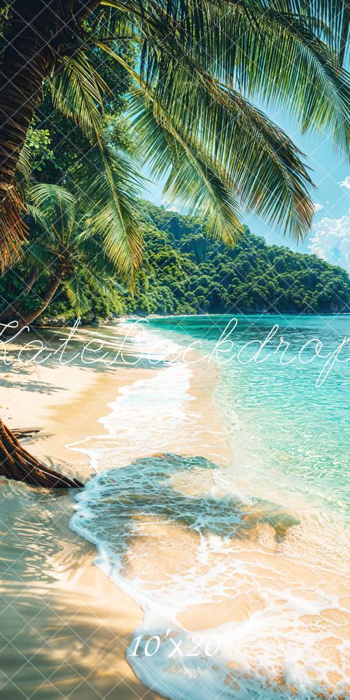 Kate Sweep Tropical Seaside Backdrop Designed by Emetselch - Kate Backdrop AU