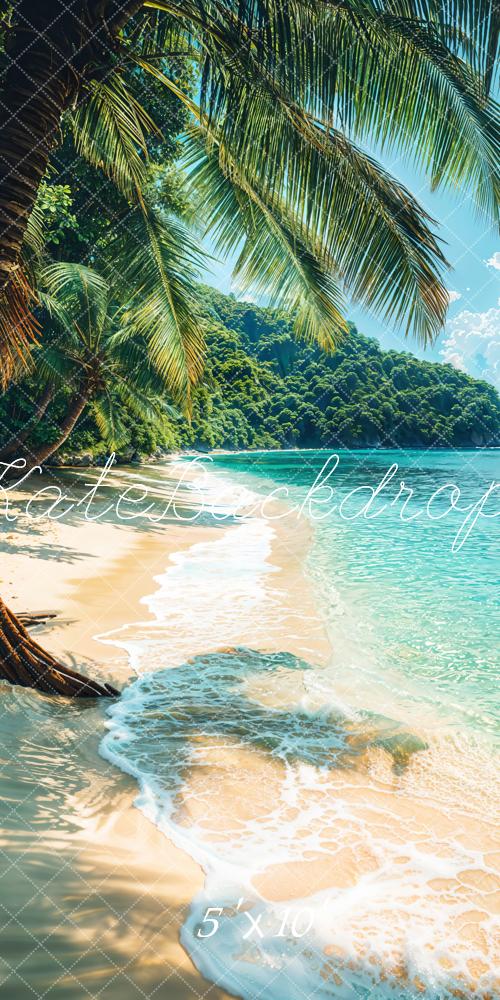 Kate Sweep Tropical Seaside Backdrop Designed by Emetselch - Kate Backdrop AU