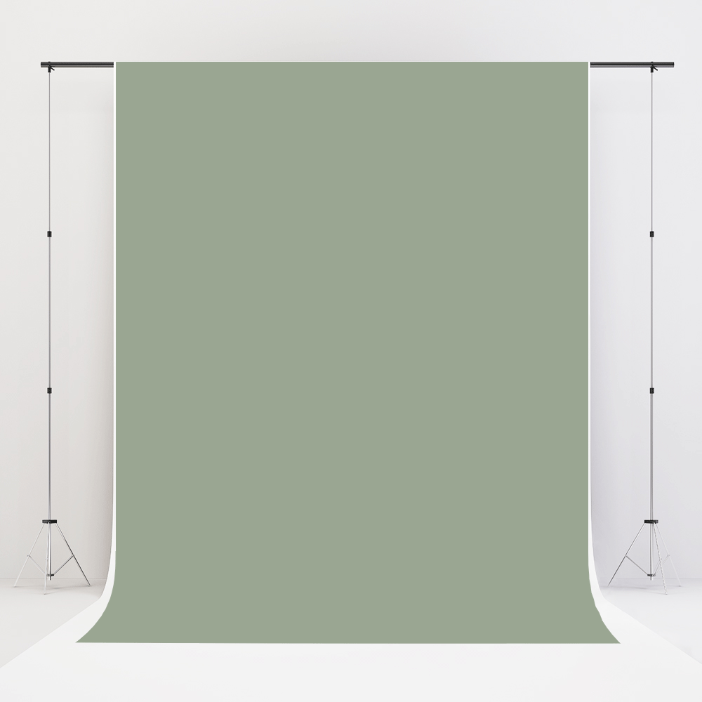 Kate Solid Gray Green Vinyl Floor Backdrop - Kate Backdrop AU