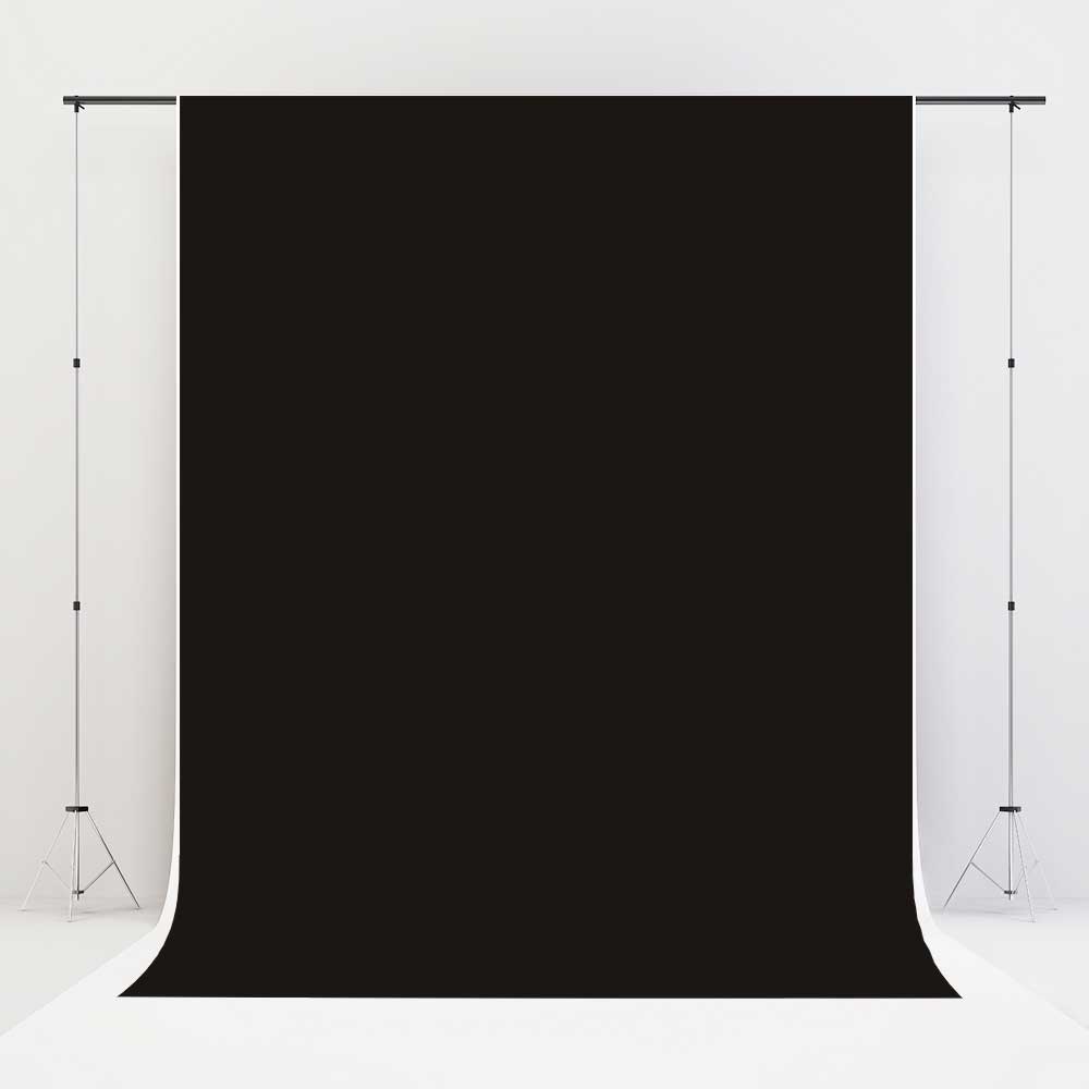 Kate Solid Black Vinyl Floor Backdrop - Kate Backdrop AU