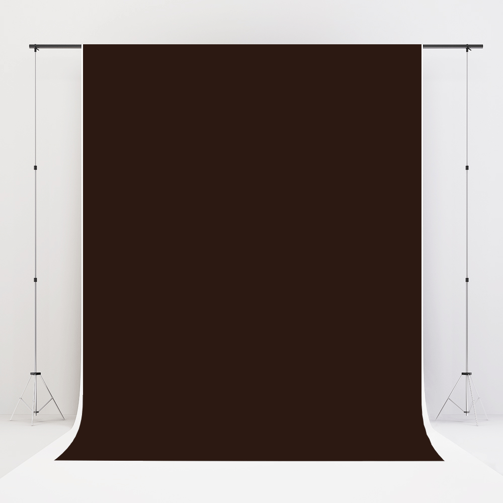 Kate Solid Dark Brown Linen Vinyl Portrait Backdrop for Photography - Kate Backdrop AU