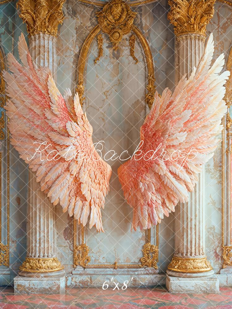 Kate Retro Wall Wings Backdrop Designed by Emetselch - Kate Backdrop AU