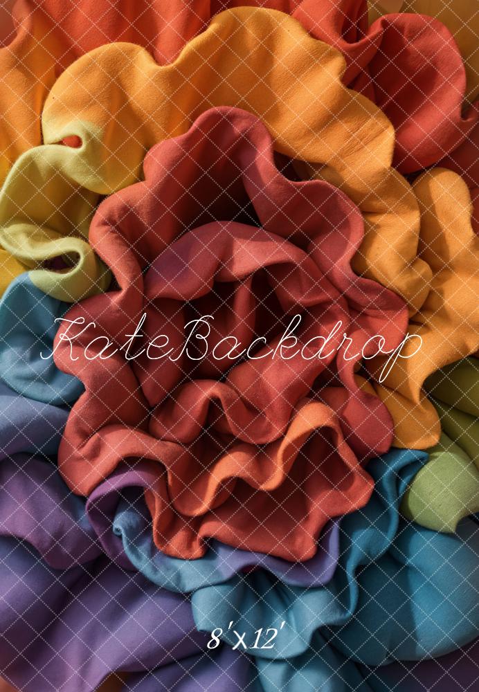 Kate Fleece Multicolor Pattern Backdrop Designed by Chain Photography - Kate Backdrop AU