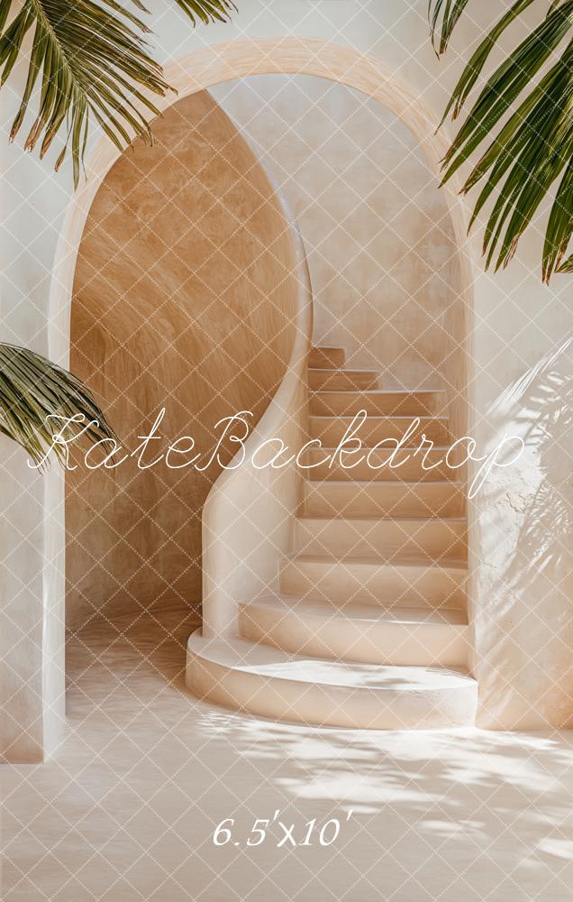 Kate Fleece Arch Tropical Stairs Backdrop Designed by Emetselch - Kate Backdrop AU