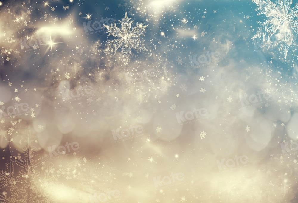 Kate Sparkling Frost Snowflakes Backdrop for Photography - Kate Backdrop AU