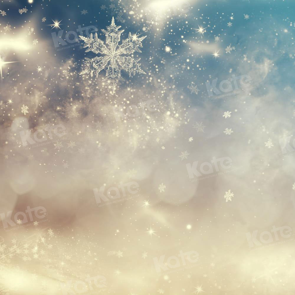 Kate Sparkling Frost Snowflakes Backdrop for Photography - Kate Backdrop AU