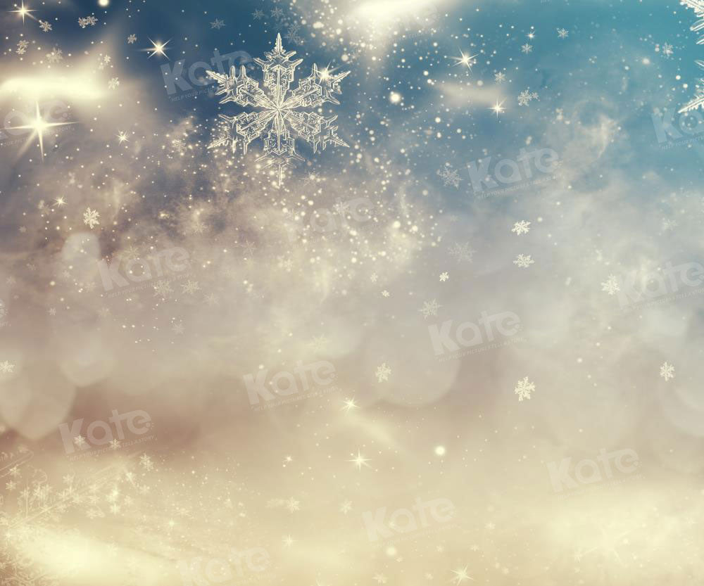 Kate Sparkling Frost Snowflakes Backdrop for Photography - Kate Backdrop AU