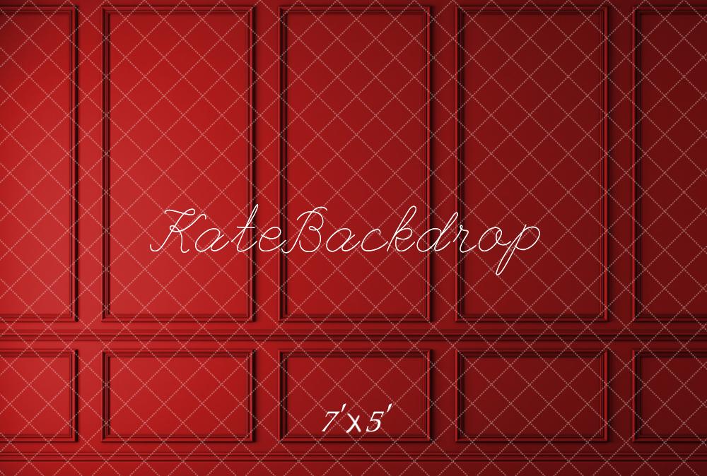 Kate Red Vintage Wall Backdrop for Photography - Kate Backdrop AU