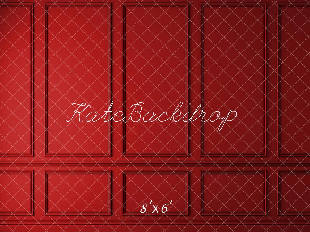 Kate Red Vintage Wall Backdrop for Photography - Kate Backdrop AU