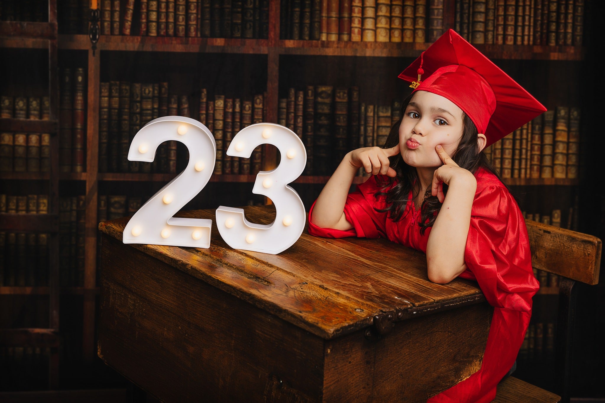 Kate Bookshelf Backdrop Retro for Photography - Kate Backdrop AU