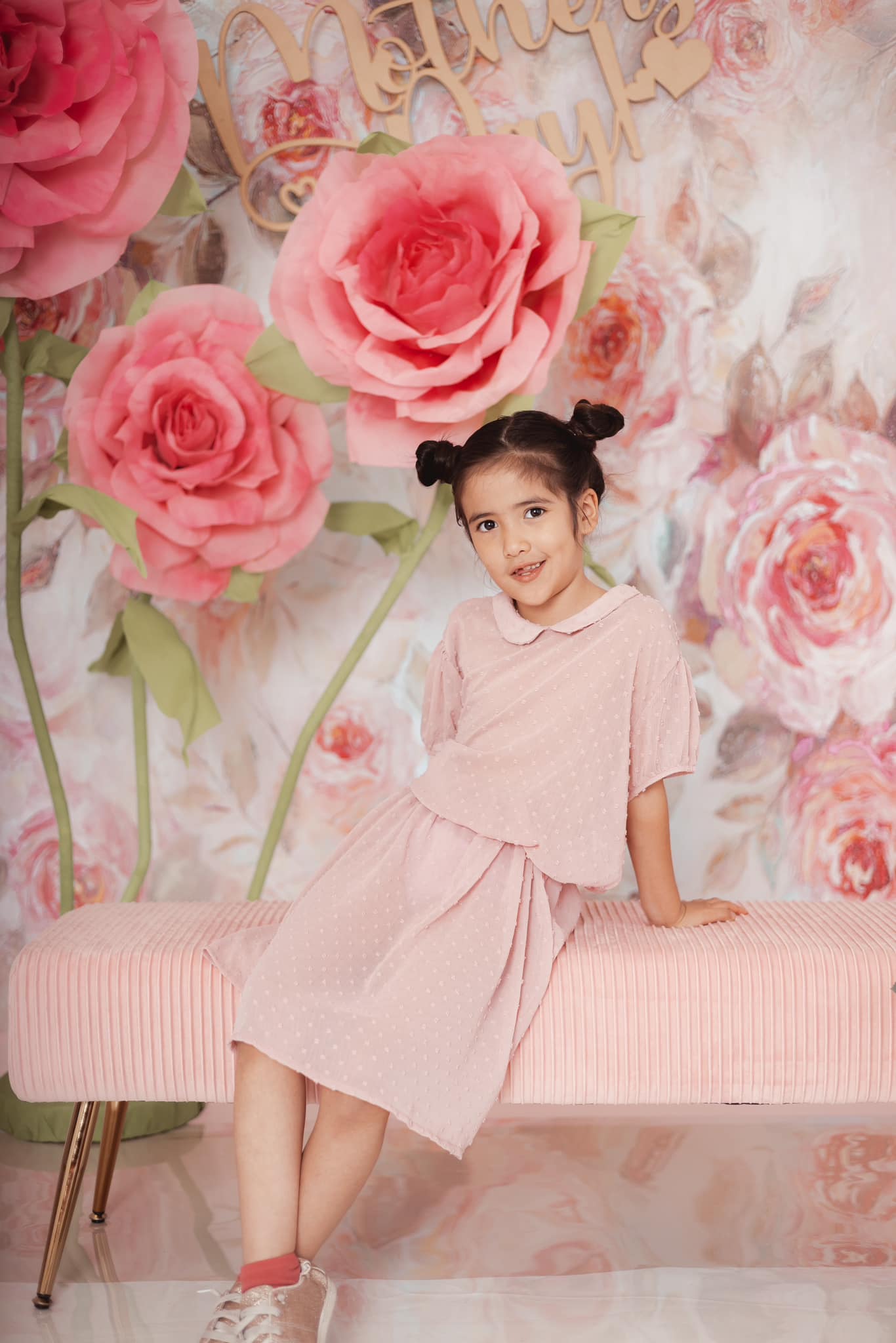 Kate Fine Art Backdrop Pink Flower Floral Oil Painting for Photography - Kate Backdrop AU