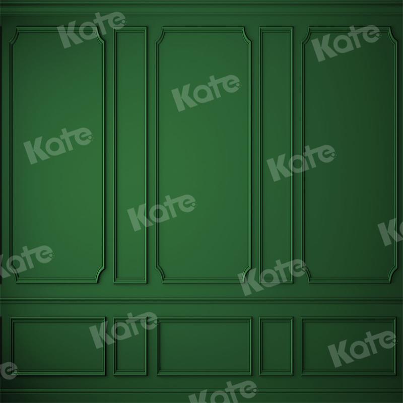 Kate Christmas Vintage Green Wall Backdrop for Photography - Kate Backdrop AU