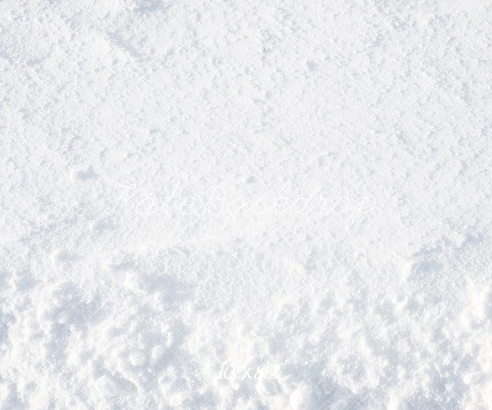 Kate White Snow Backdrop Winter Designed by Chain Photography - Kate Backdrop AU