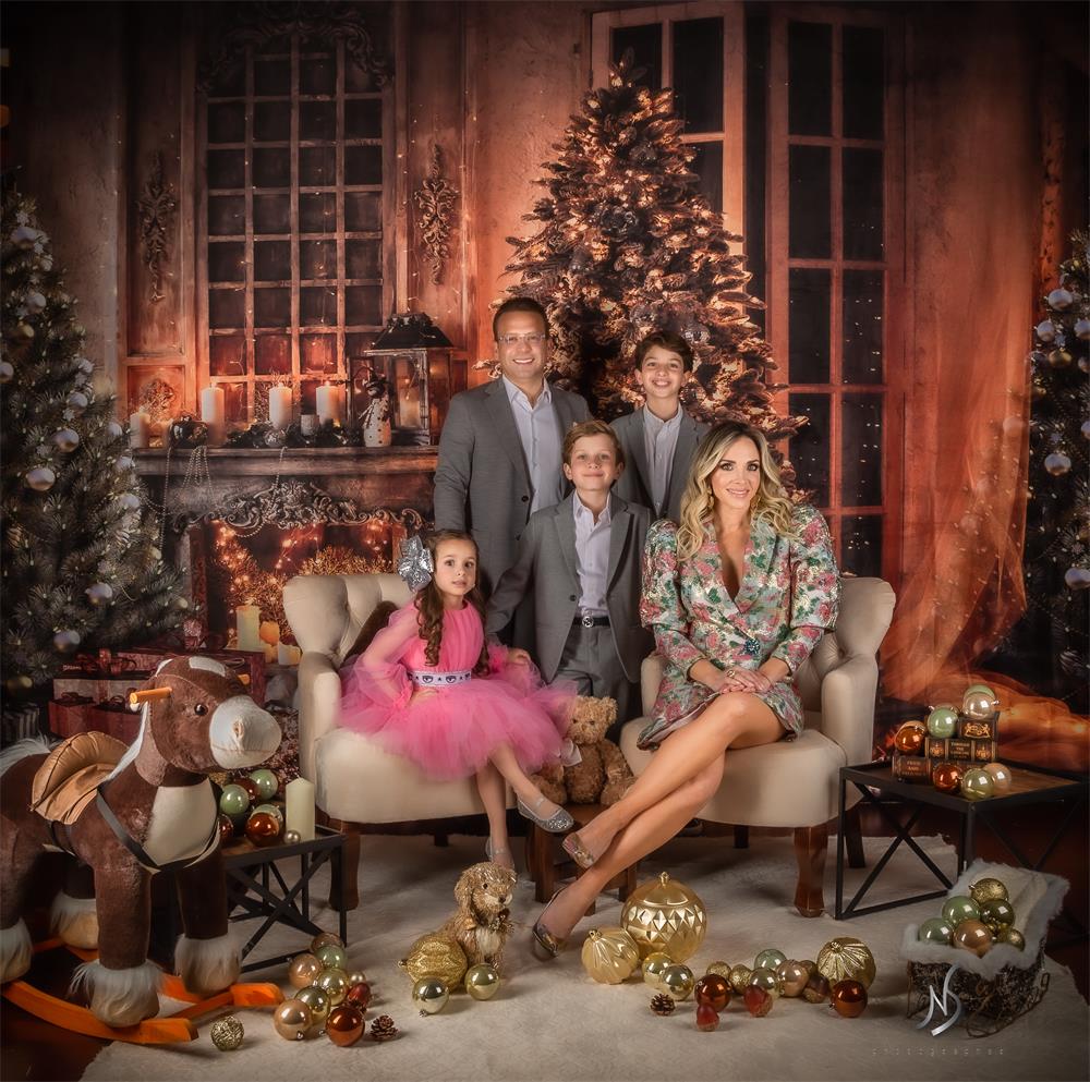 Kate Candlelit Christmas Tree Backdrop Designed by Chain Photography - Kate Backdrop AU