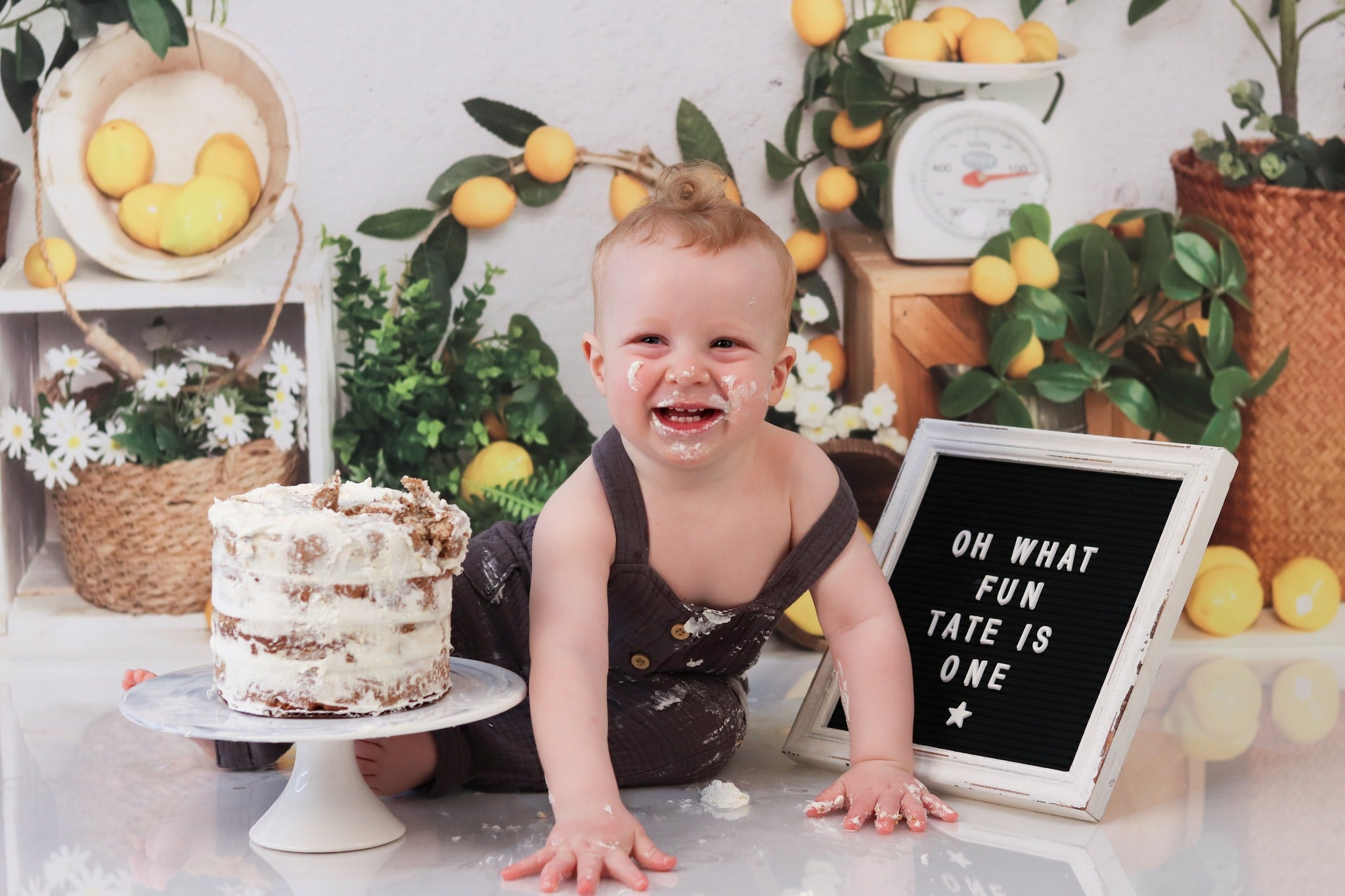 Kate Summer Lemon Tree Backdrop for Photography - Kate Backdrop AU