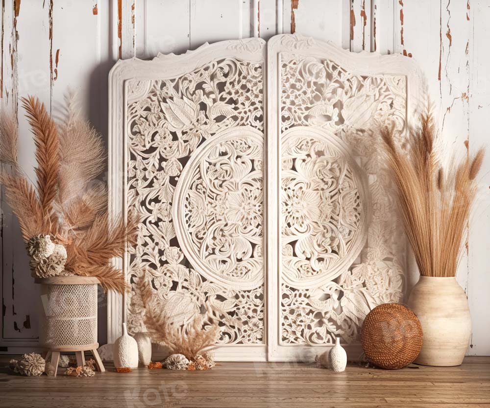 Kate Boho Backdrop Sunshine Carved Screen Designed by Chain Photography - Kate Backdrop AU