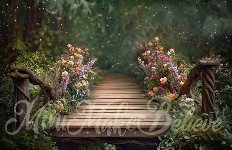 Kate Painterly Fine Art Fairy Bridge Backdrop Designed by Mini MakeBelieve - Kate Backdrop AU