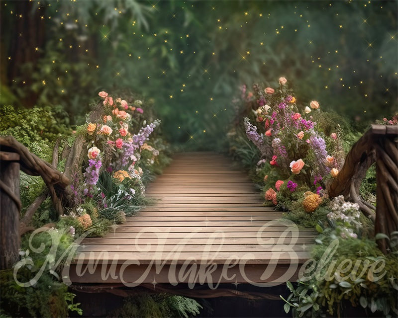 Kate Painterly Fine Art Fairy Bridge Backdrop Designed by Mini MakeBelieve - Kate Backdrop AU