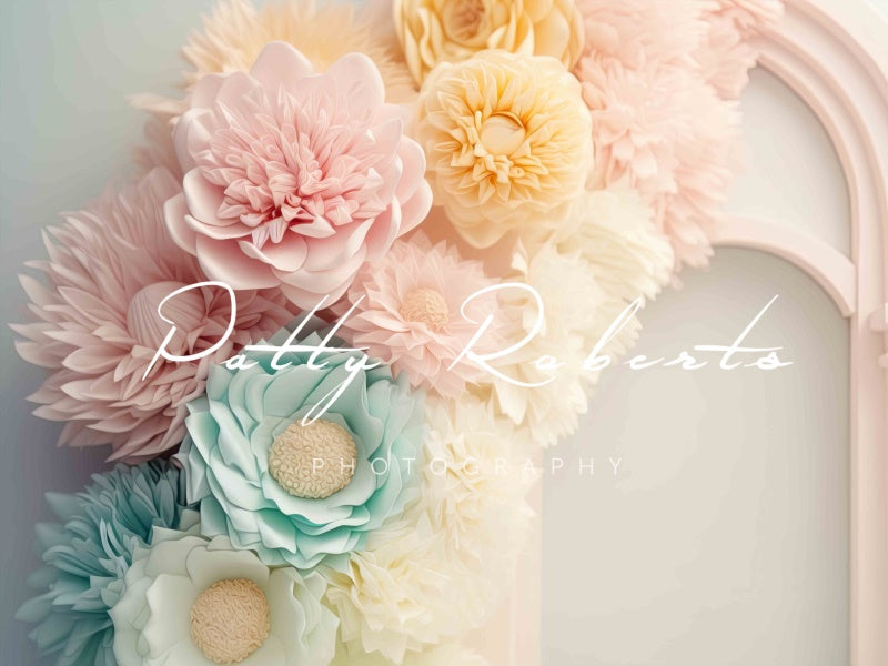 Kate Pastel Petals and Posies Backdrop Designed by Patty Robertss - Kate Backdrop AU