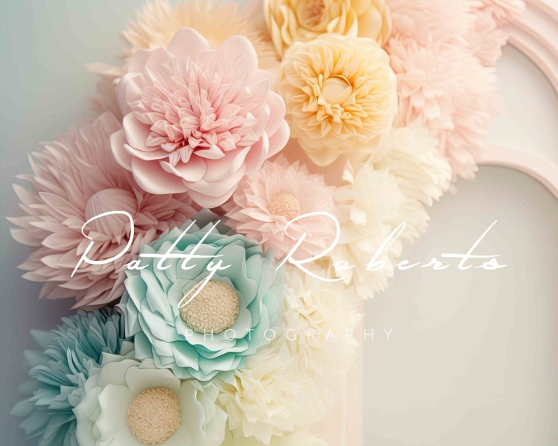 Kate Pastel Petals and Posies Backdrop Designed by Patty Robertss - Kate Backdrop AU