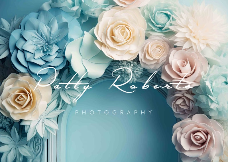 Kate Pastel Petals Painterly Style Backdrop Designed by Patty Robertss - Kate Backdrop AU