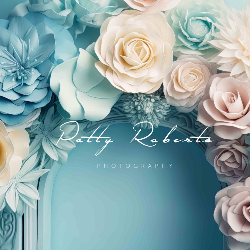 Kate Pastel Petals Painterly Style Backdrop Designed by Patty Robertss - Kate Backdrop AU