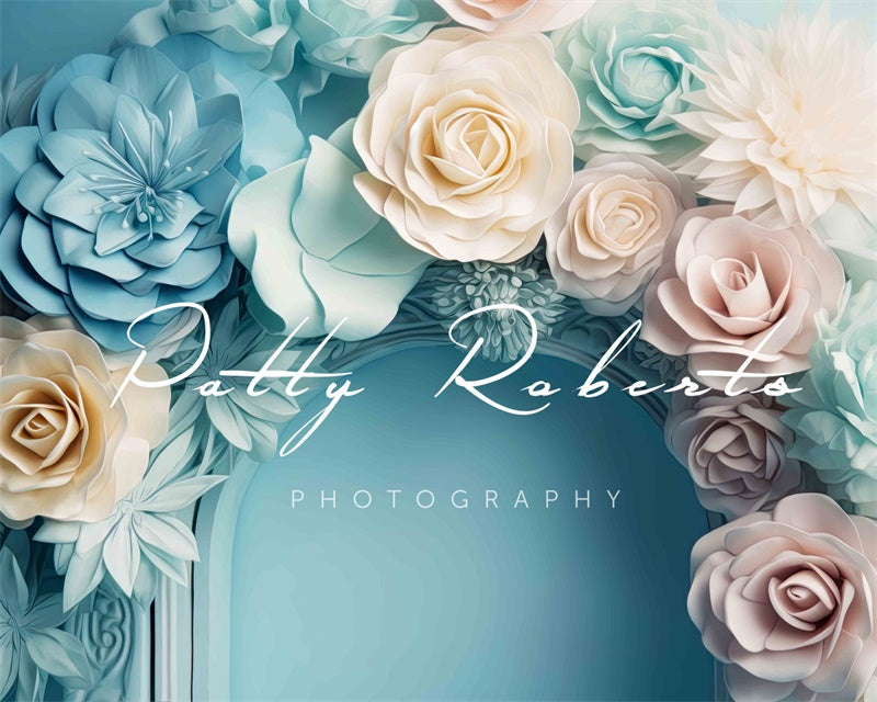 Kate Pastel Petals Painterly Style Backdrop Designed by Patty Robertss - Kate Backdrop AU