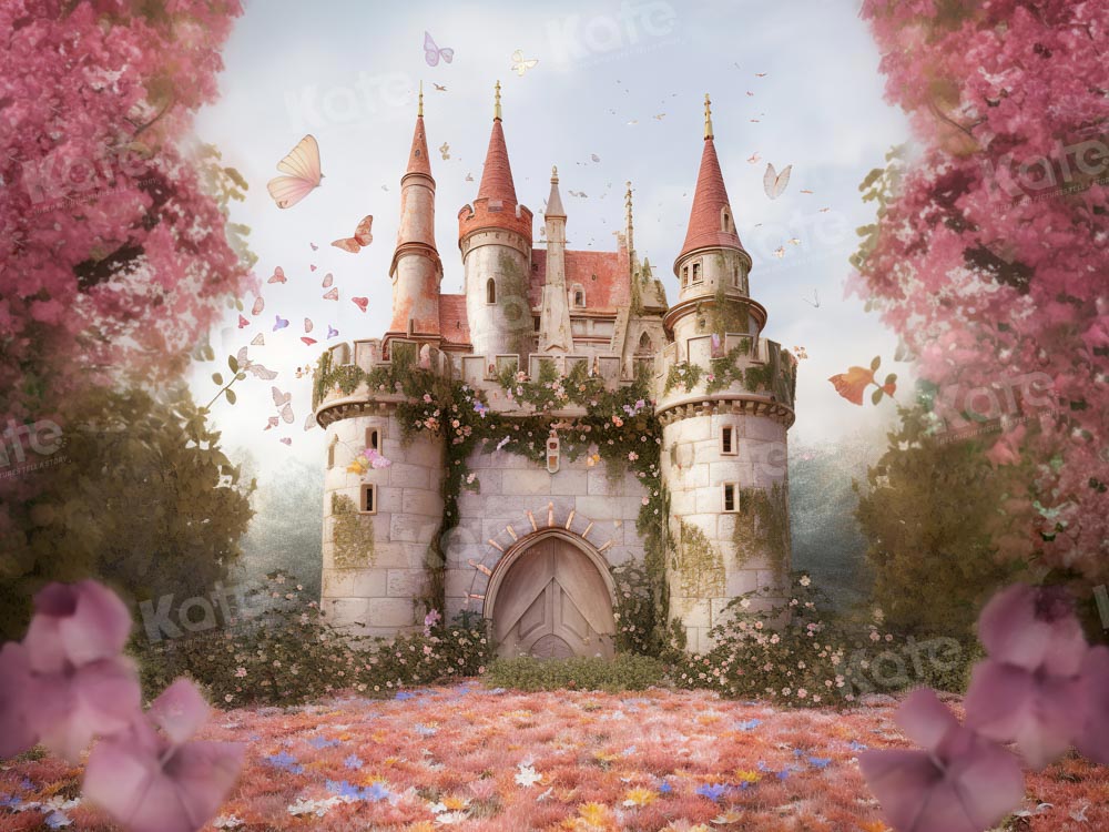 Kate Castle Spring Butterfly Backdrop Designed by Chain Photography - Kate Backdrop AU