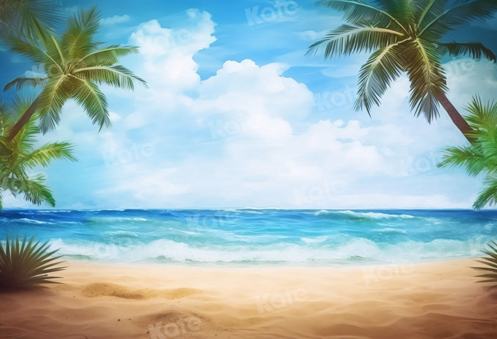 Kate Summer Sea Backdrop Seaside Designed by Chain Photography - Kate Backdrop AU