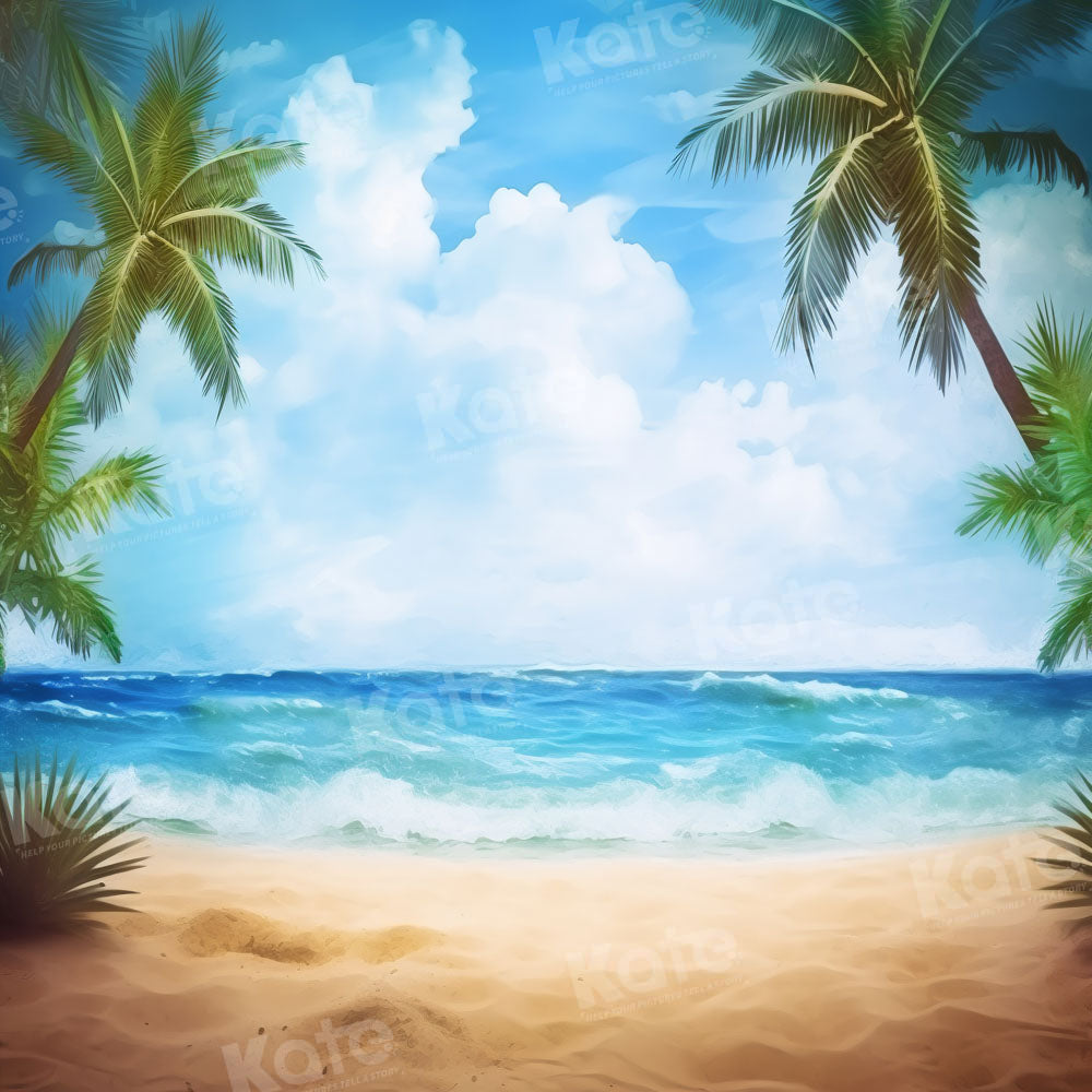 Kate Summer Sea Backdrop Seaside Designed by Chain Photography - Kate Backdrop AU